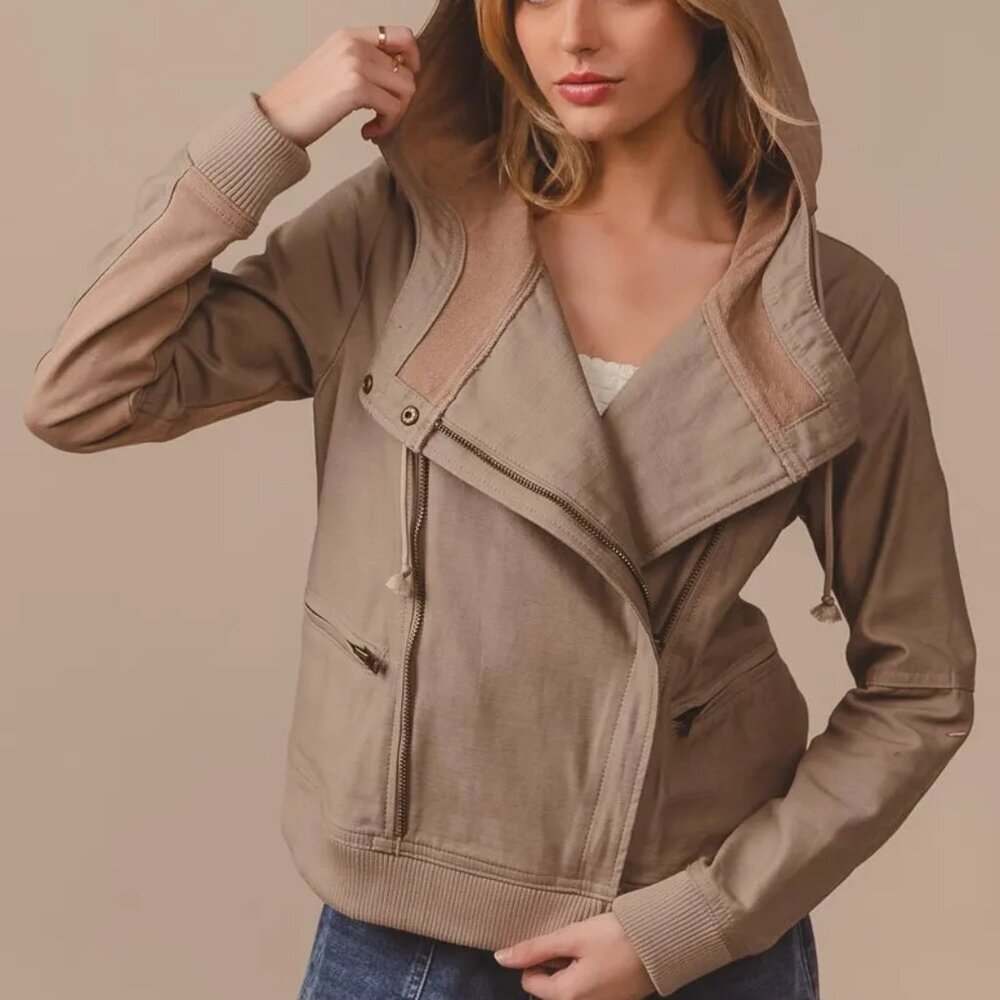 BiBi Textured Woven‎ Rider Jacket - Picture 2 of 8